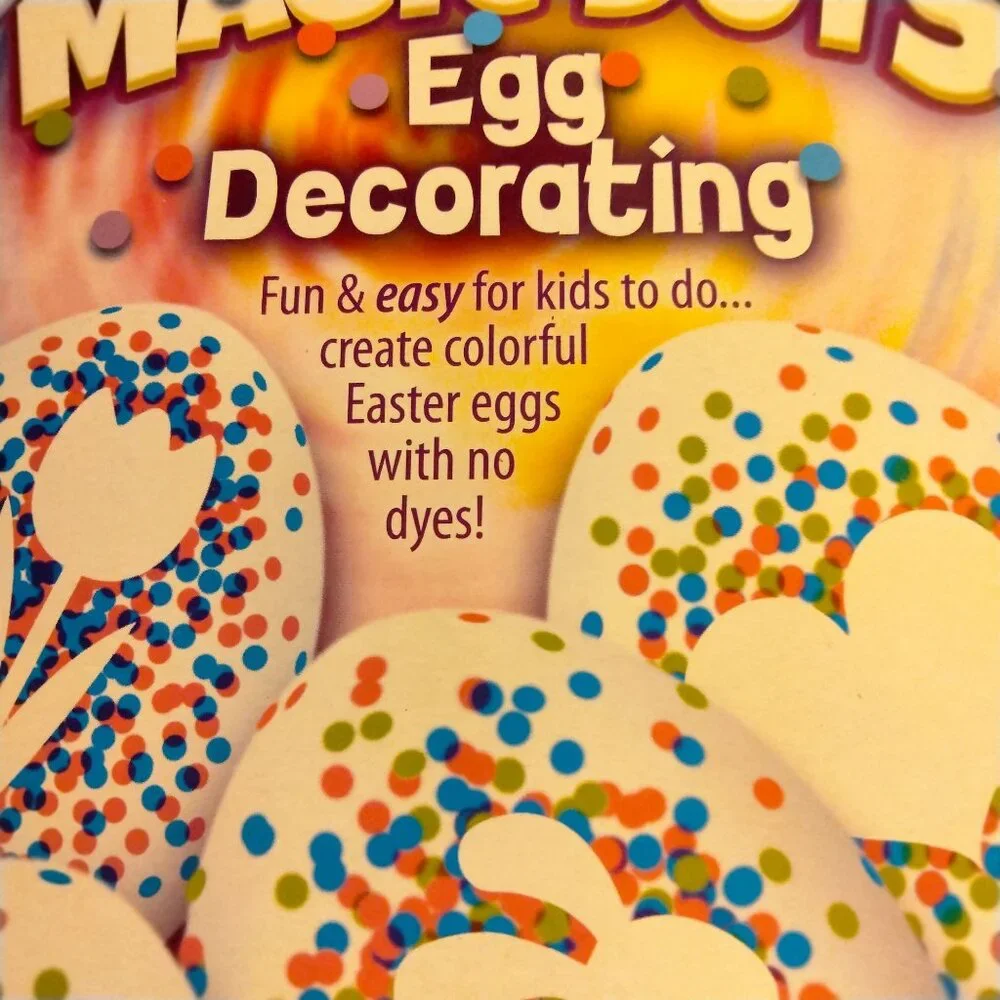 Easter Unlimited Egg Decorating Magic Dots NO Dye R J Rabbit Egg Stickers